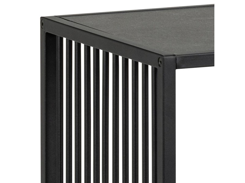 Regał Strington niski czarny - ACTONA